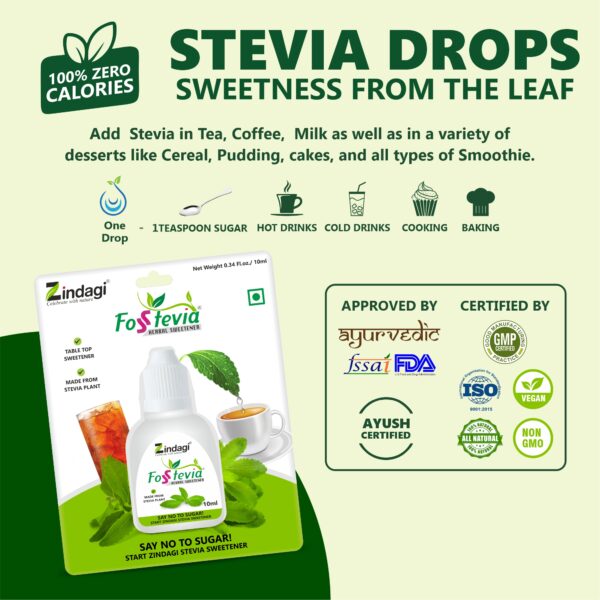 Certification of stevia liquid drops