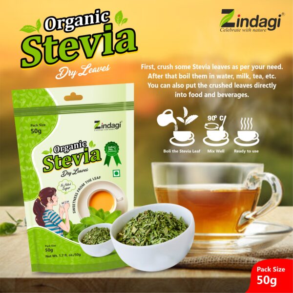 Zindagi organic stevia sweetener