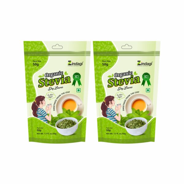 Zindagi Organic stevia dry leaves