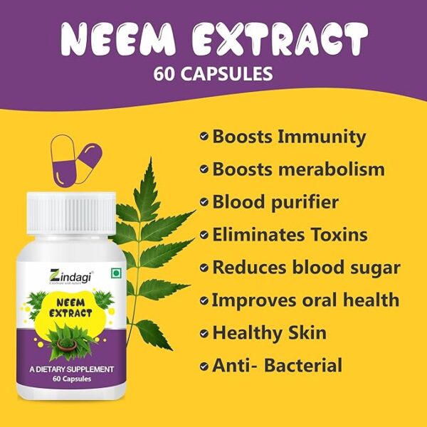 Neem extract capsules Uses