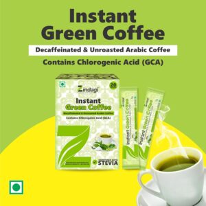 Instant green coffee premix