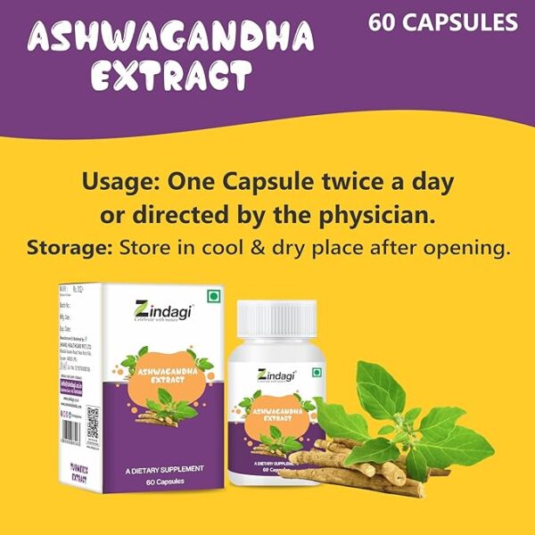 Usage od ashawagandha extract capsules