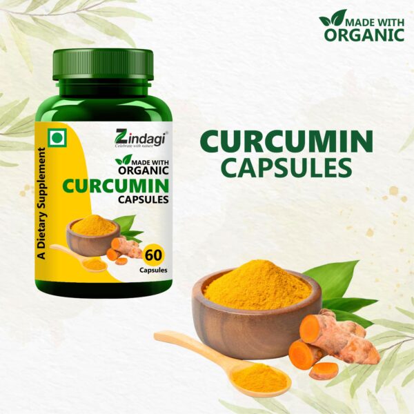 Turmeric extract curcumin capsules