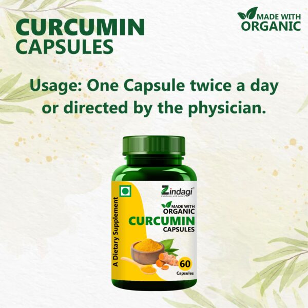 Curcumin capsules antioxidant