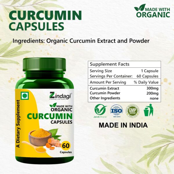 Nutritional value of curcumin