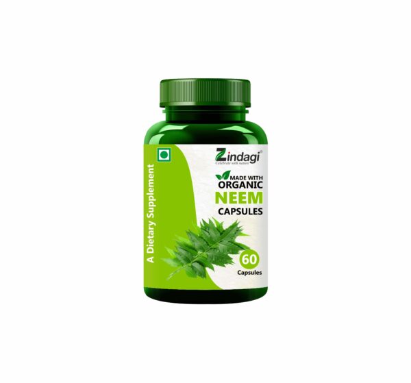 Organic blood purifier , neem extract capsules