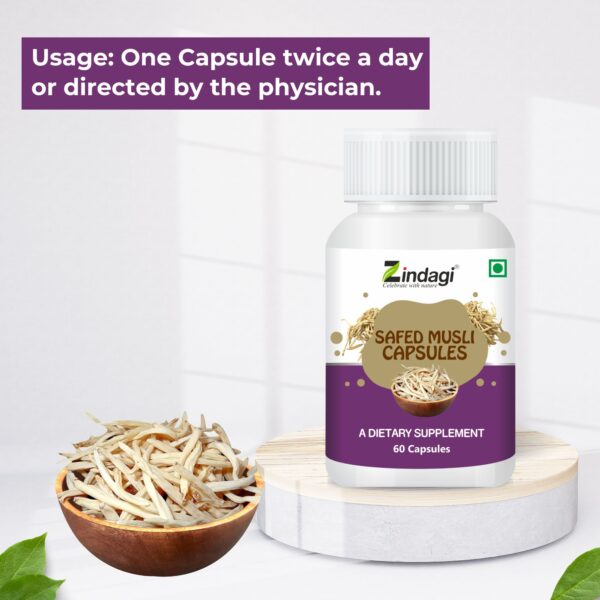 Zindai usage of safed musli capsules