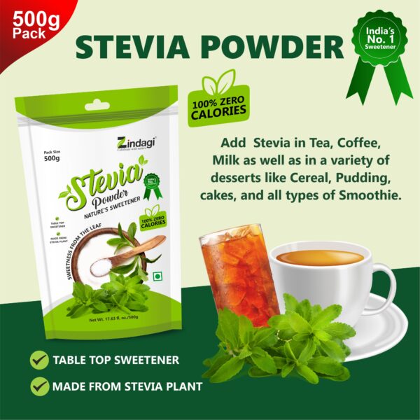 we can use stevia sugarfree sweetener in so many desert recipes