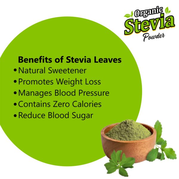 Pure organic stevia , no artificial ingredients