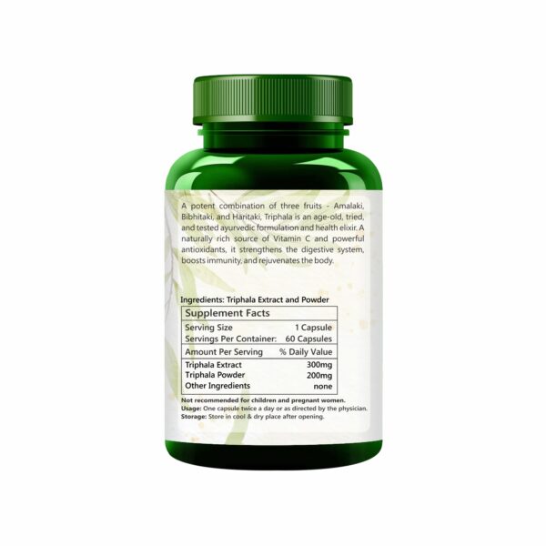 Triphala capsules 100% pure