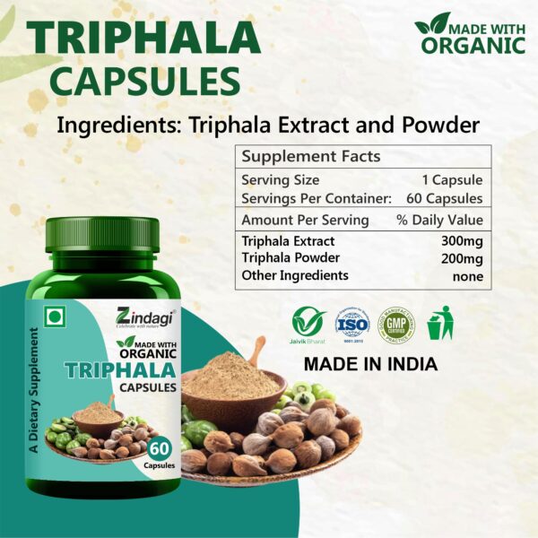 Triphala detox capsules