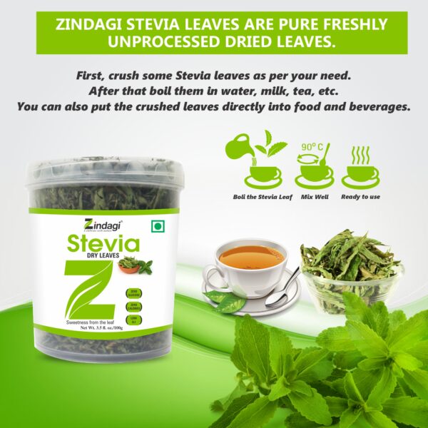 How to use zindagi stevia sweetener