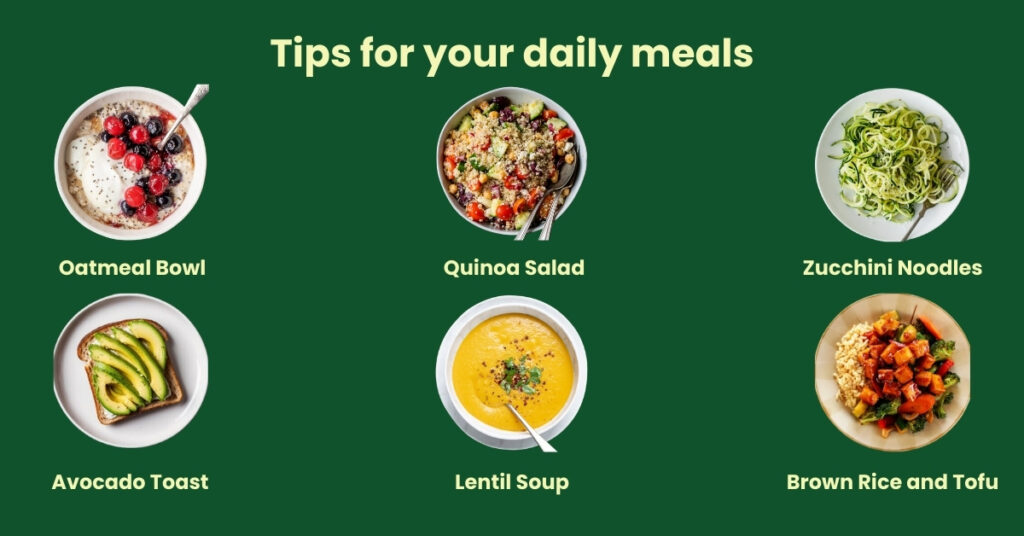 Tips for your daily meals