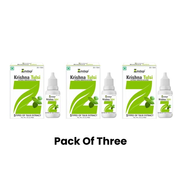 Zindagi Krishna Tulsi Drop Pack of 3