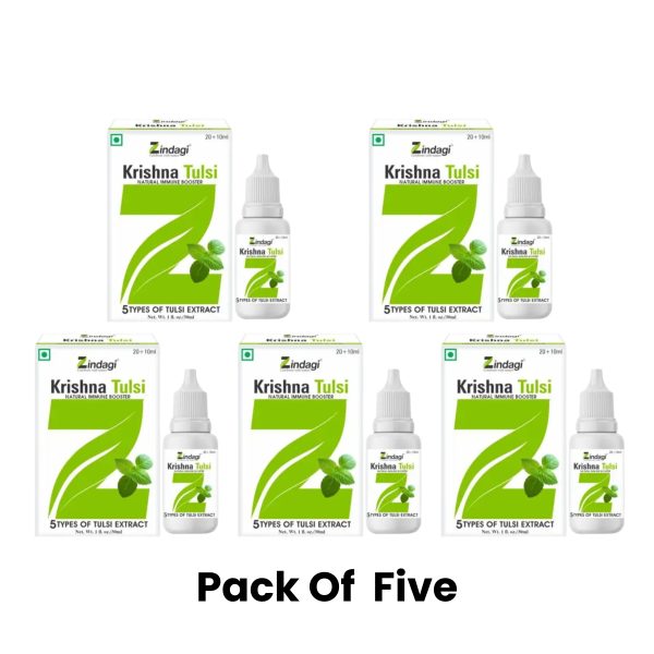 Zindagi Krishna Tulsi Drop Pack of 5