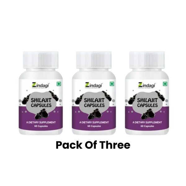 Zindagi Shilajit Extract Capsule Pack of 3